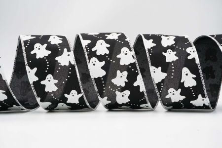 BOO Ghost Wired Ribbon_KF7072GC-53-1_black